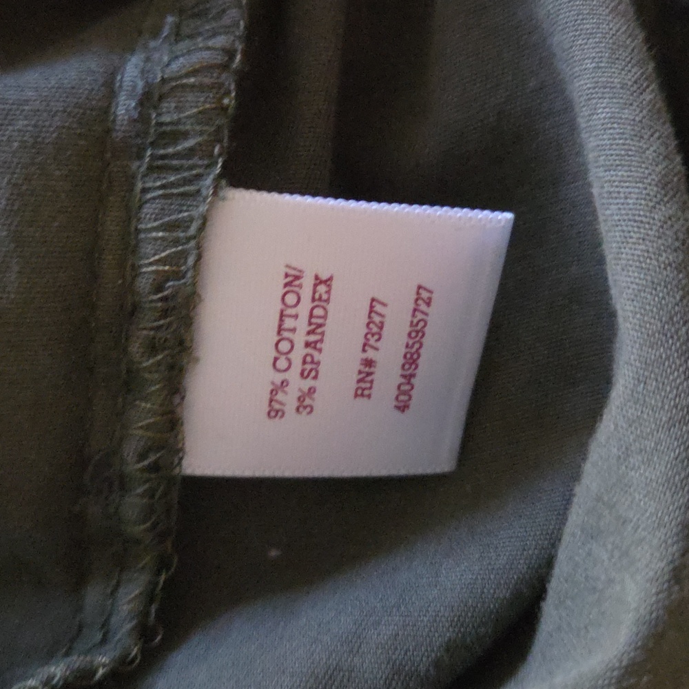 Olive Green Hooded Pullover Utility Jacket - Picture 6 of 7